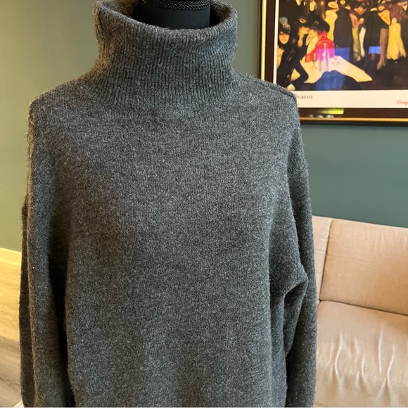 2 for $29 | Long Turtleneck Wool-Blend Sweater | H&M - Picture 3 of 5